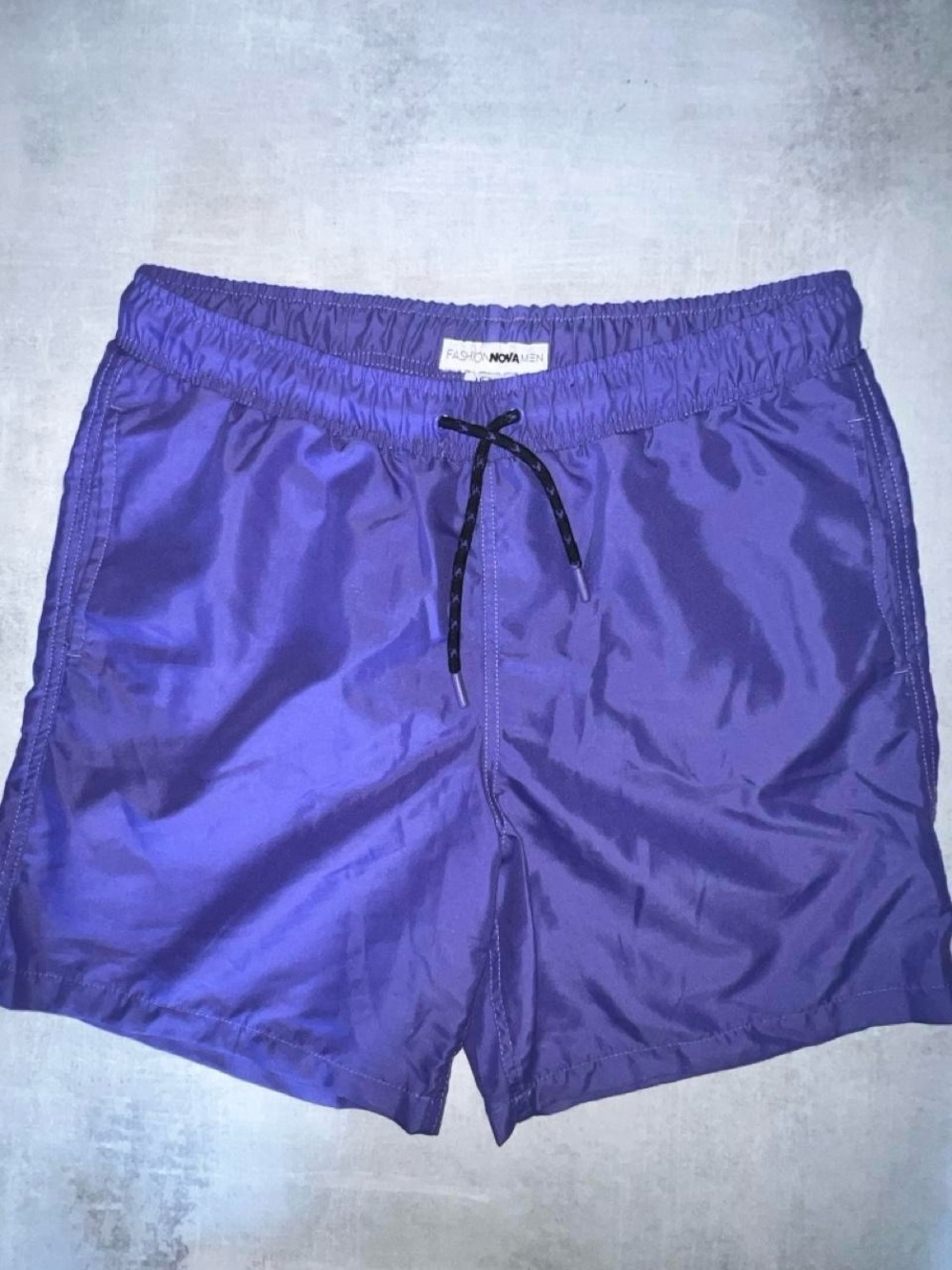 Fashion Nova Men's Violet Swim Trunks
